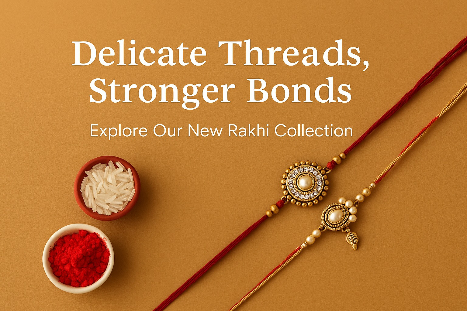 Delicate Threads, Stronger Bonds - Explore Our New Rakhi Collection